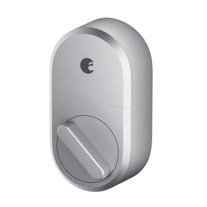 Bluetooth Smart Lock Silver (Retrofits over Existing Deadbolt)