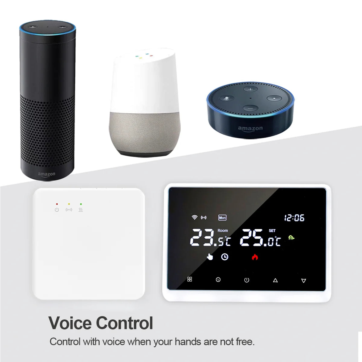 New Tuya Wifi Heating Thermostat Gas Boiler Smart Home Wireless Thermostats Smart Battery Operated Smart Life Alexa Google Home