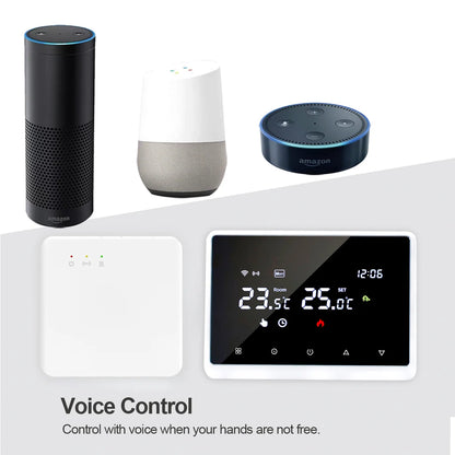 New Tuya Wifi Heating Thermostat Gas Boiler Smart Home Wireless Thermostats Smart Battery Operated Smart Life Alexa Google Home