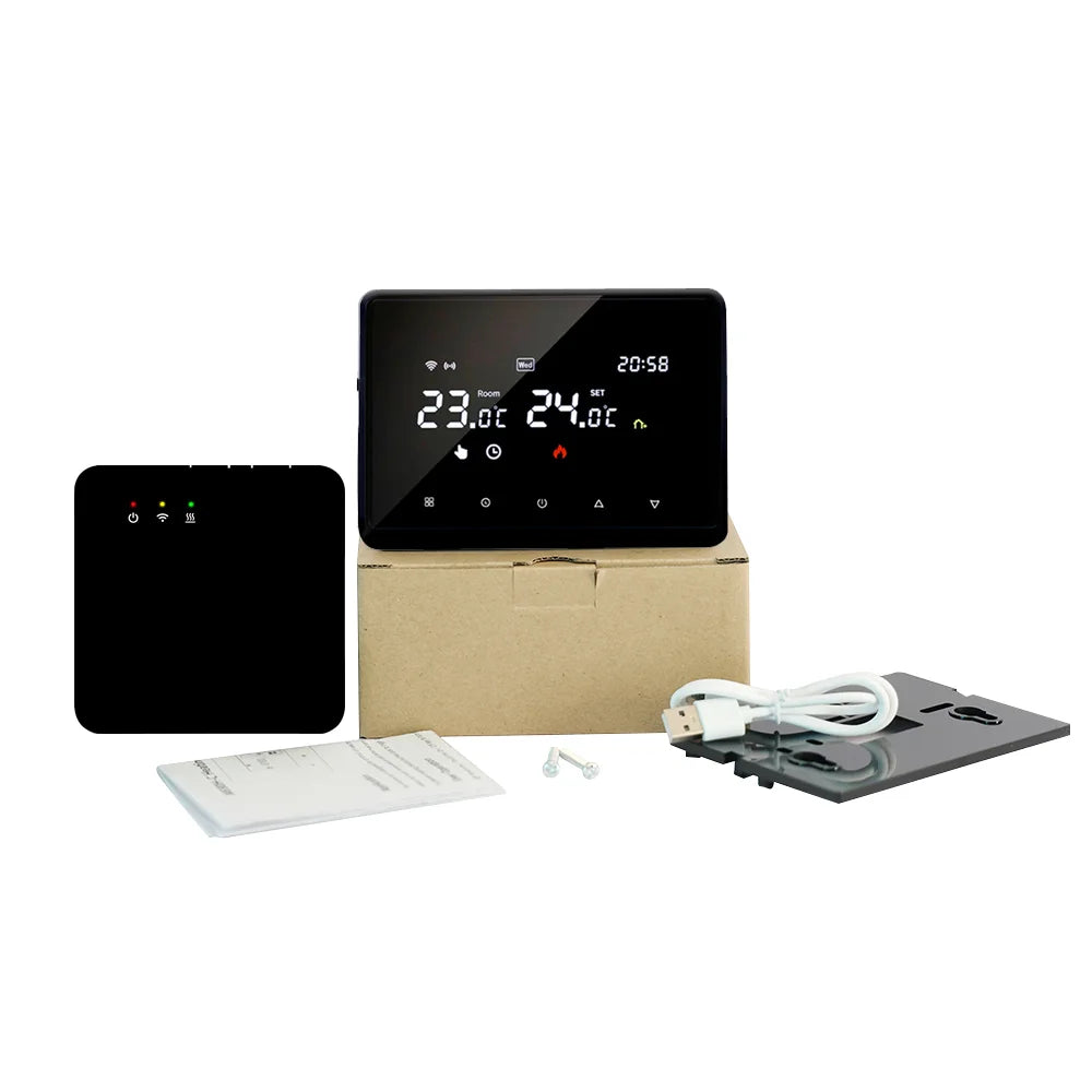 New Tuya Wifi Heating Thermostat Gas Boiler Smart Home Wireless Thermostats Smart Battery Operated Smart Life Alexa Google Home